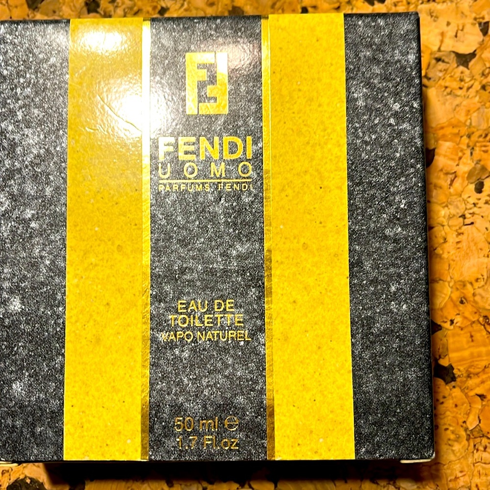 Vintage In Box! Fendi Uomo Eau de Toilette 1.7 fluid ounces.